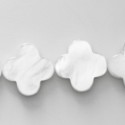 BeauMonde Bijoux - Nacre 18 mm trèfle plat nacre blanche Indonésie