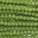 Perle 4 mm ronde facetée verre