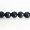 Dumortierite 10 mm round bead