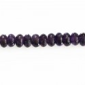 Améthyste 6x4mm environ rondelle facettée A Brésil