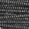 Hematite 2x4 mm faceted washer