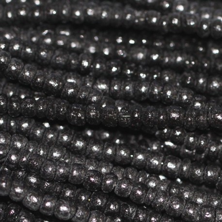 BeauMonde Bijoux - Rondelle coco 3/4 mm noir