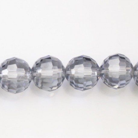 BeauMonde Bijoux - Perle en verre 12 mm ronde facetée
