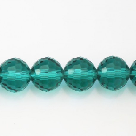 BeauMonde Bijoux - Perle de verre 12 mm ronde facetée