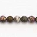 BeauMonde Bijoux - Jaspe océan 10 mm environ perle ronde Madagascar