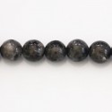 BeauMonde Bijoux - Labradorite noire 10 mm environ perle ronde (larvikite) A+ Afrique