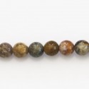 BeauMonde Bijoux - Jaspe océan 8 mm environ perle ronde Madagascar