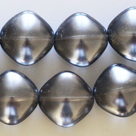 Square rounded diagonal 16 mm - BeauMonde Bijoux