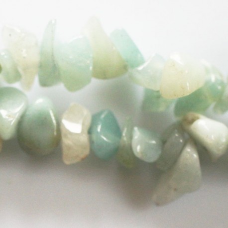 BeauMonde Bijoux - Amazonite pierre chips 5/8 mm +/- environ Chine