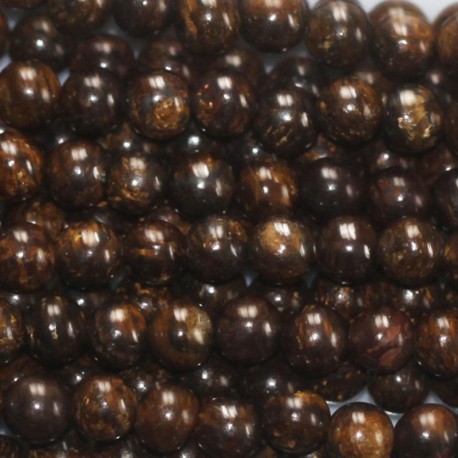 BeauMonde Bijoux - Bronzite 3 mm perle ronde A Brésil