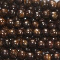 Bronzite 3 mm perle ronde A Brésil