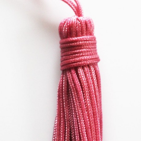 BeauMonde Bijoux - Pompon soie 3.7 cm de long