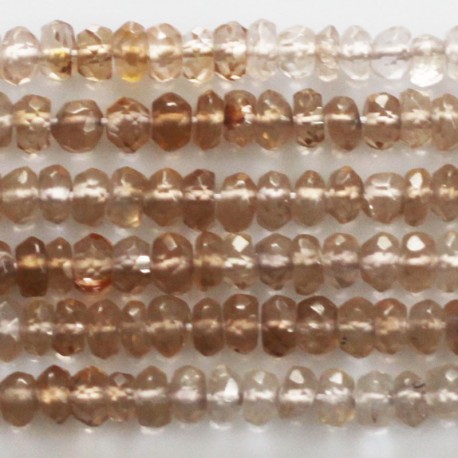BeauMonde Bijoux - Topaze impériale 4 mm rondelle facettée A Afrique