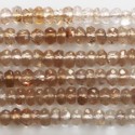 Topaz imperial 4 mm washer faceted Africa - BeauMonde Bijoux