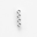 Tube/barette 4 anneaux 13X3 mm