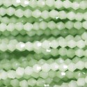Perle conique verre 4 mm 