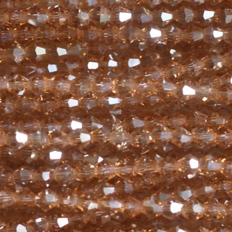 BeauMonde Bijoux - Perle conique verre 4 mm