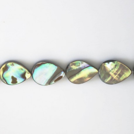 Abalone 10x14 mm new Zealand flat drop - BeauMonde Bijoux