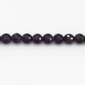 BeauMonde Bijoux - Améthyste 5.8/6.2 mm environ perle ronde facettée Brésil