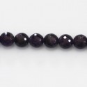 BeauMonde Bijoux - Améthyste 8/8.2 mm environ perle ronde facettée Brésil