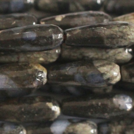 Opal drop grey faceted 6 X 16 mm - BeauMonde Bijoux
