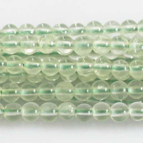 BeauMonde Bijoux - Préhnite 4 mm perle ronde A+ Australie