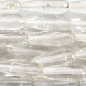 BeauMonde Bijoux - Cristal de roche 6x16 mm environ goutte facettée A Brésil