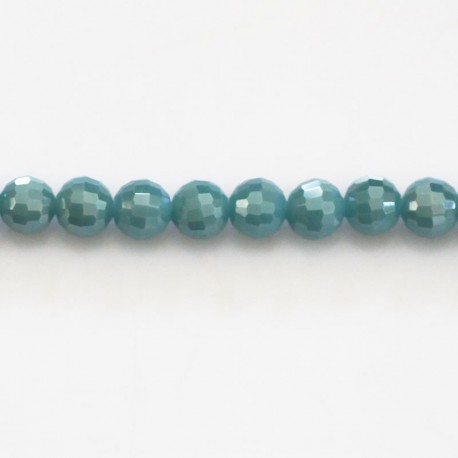 BeauMonde Bijoux - Perle 6 mm verre ronde facetée