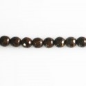 Bronzite 6 mm perle ronde facettée A Brésil