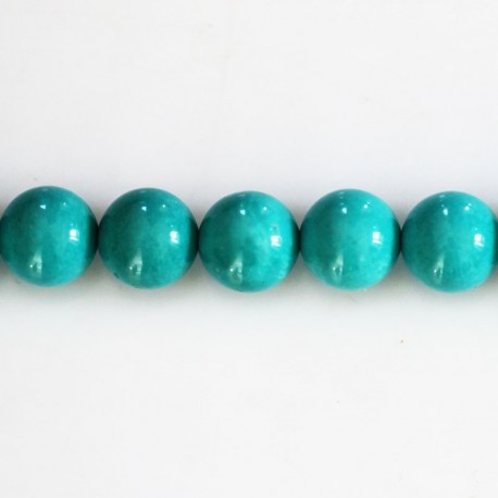 Howlite 10 mm round bead (new turquoise) - BeauMonde Bijoux
