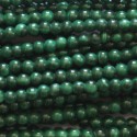Malachite 2 mm round bead