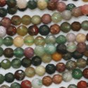 BeauMonde Bijoux - Agate Inde 3/3.5 mm perle ronde facetée