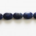 Lapis lazuli 10 x 14 mm flat oval