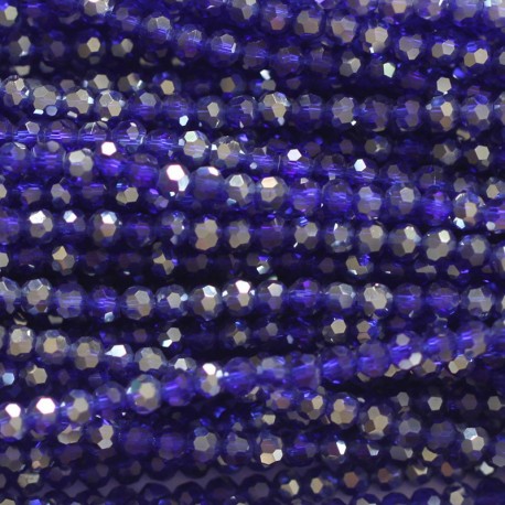 Bead 3 mm round faceted - BeauMonde Bijoux