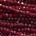 Glass bead 4 mm round faceted