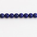 Lapis lazuli 6 mm round bead quality A Afghanistan