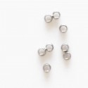 BeauMonde Bijoux - Perles de serrage 2 mm couleur titanium