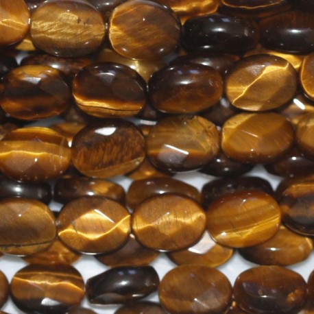 Tiger eye 6x8 mm oval faceted - BeauMonde Bijoux