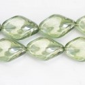 Perle 18x12 mm ovale twistée Bohème