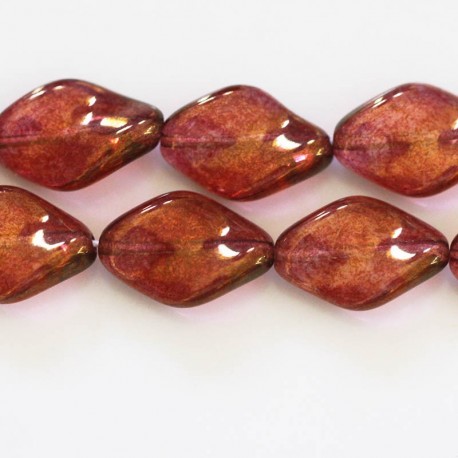 BeauMonde Bijoux - Perle 18x12 mm ovale twistée Bohème