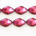Bohemian bead 12x18 mm oval twisted mother-of-pearl - BeauMonde Bijoux
