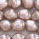 Perle 12x8 mm baroque nacrée Bohème