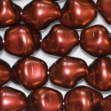 Bohemian bead 12x8 mm baroque mother-of-pearl - BeauMonde Bijoux