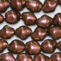 Bohemian bead 12x8 mm baroque mother-of-pearl