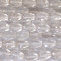 Cristal de roche 6x8 mm environ goutte facettée A+ Brésil