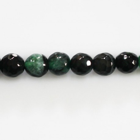 BeauMonde Bijoux - Agate 8 mm perle ronde facetée
