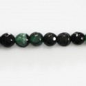 Agate 8 mm perle ronde facetée