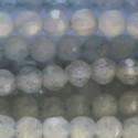 Aquamarine 4 mm round faceted bead - BeauMonde Bijoux