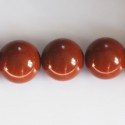 BeauMonde Bijoux - Jaspe rouge 14 mm environ perle ronde A Vénézuela