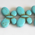 Howlite 35x25 mm butterfly - BeauMonde Bijoux